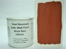 1 X 250ml Satin Brick Red Heat