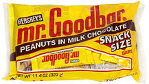 mr goodbar snack size candy bar 11 4