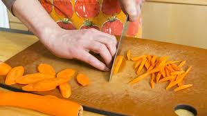 Trim the ends to make the piece even. How To Make Julienne Cuts Bettycrocker Com