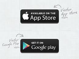 Free Vector Appstore Googleplay Button By Carter Digital Via James