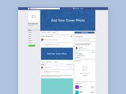 facebook template layout free psd