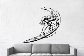 Surf Wall Decal Surfboard Art Wall