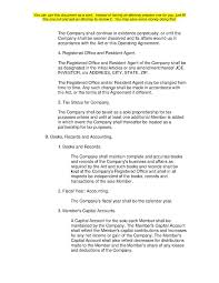 025 Template Ideas Operating Agreement For Llc Top