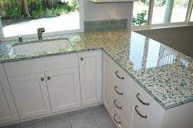 geos recycled glass countertops kitchen