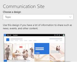 sharepoint site design and site