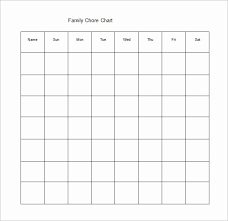 Free Printable Monthly Chore Charts Printable And Formats