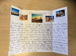 year 4 egypt travel brochure writing