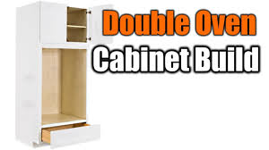 build a cabinet for a double oven