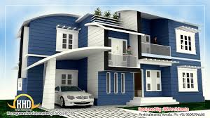 2 Storied House Design With 3d Floor