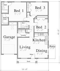 Duplex House Plan 3 Bedroom