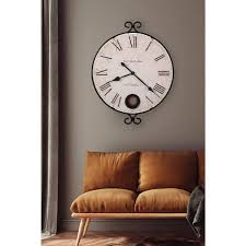Howard Miller Magdalen Black Wall Clock