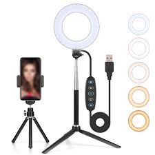 2020 Led Ring Light Dimmable 6 Inch Makeup Ring Light With Tripod Stand Selfie Stick Ring Light For Streaming From Mixwholesaler 14 14 Dhgate Com