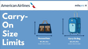 american airlines carry on rules