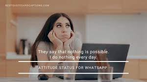 We did not find results for: Attitude Status For Whatsapp 350 Of The Best Attitude Status In English