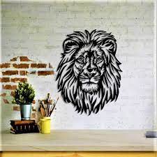 Lion Head Wall Decor Unique Wall Art
