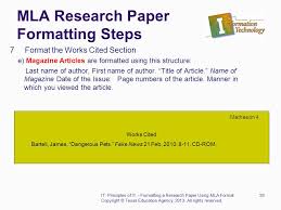 Using MLA Style How to Write a Paper for School in MLA Format     Steps