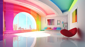 3d wallpaper beautiful rainbow color