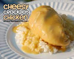 Slow Cooker Cheesy Chicken gambar png