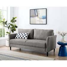 Living Room Sofa With Flared Arms