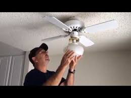 Change The Bulb In The Ceiling Fan