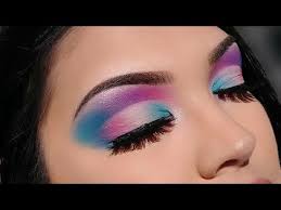 pink and blue eyeshadow tutorial you