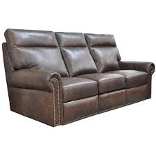 Campbell Leather Reclining Sofa By Omnia