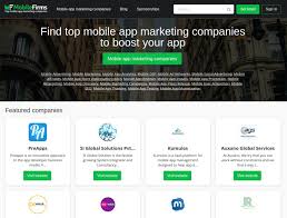 One of the best list of top trusted mobile app marketing agencies to promote your app with audience around the world. Mobilefirms Top Mobile App Marketing Firms Appfutura