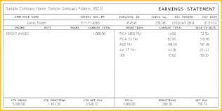 Free Payroll Pay Stub Template Of 8 Printable Check Excel