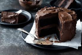 ultimate chocolate cake with fudge
