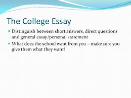 Storytelling  the Personal Essay and College Writing Readiness  A Mod            The College Essay       