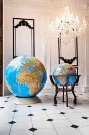 floor globe on plastic stand d 51 inch