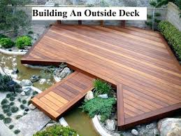Outside Deck In Your Backyard