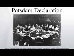 The potsdam declaration or the proclamation defining terms for japanese surrender was a statement that called for the surrender of all japanese armed forces during world war ii. Potsdam Declaration Youtube