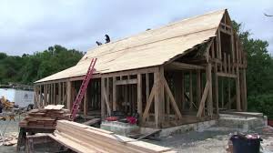 building george s house timber framing