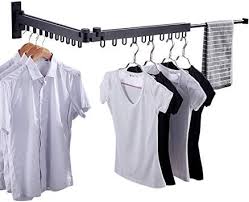 Moreover, this clothes drying rack is foldable and mini, making it easy to carry and store at any time. Bakala Wall Mounted Space Saver Clothes Drying Rack Retractable Fold Away Clothes Dry Racks Easy To Clothes Drying Racks Drying Clothes Clothes Hanger Rack