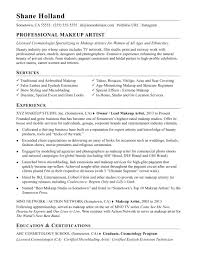 A colorful artists resume in orange and red colors. Makeup Artist Resume Sample Monster Com