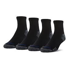 Medipeds Diabetic Coolmax Quarter Socks Large 4 Pack