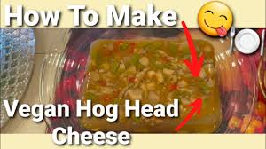 how to make vegan hog head cheese