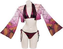 Amazon.com: UPUPCOS Daki Bikini Swimsuit Cosplay Costume Women Girls  Swimsuit Bathing Suit Bikini Sets Halloween Carnival Suit : Clothing, Shoes  & Jewelry