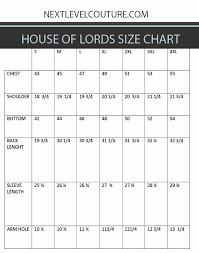 House Of Lords Clothing Men Dress Shirt Measurement