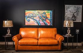 vita bella leather sofa condo size