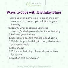 8 ways to beat birthday depression