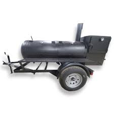 smoker bbq 5x10 pull behind with large