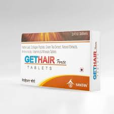 gethair forte tablets for hair loss at