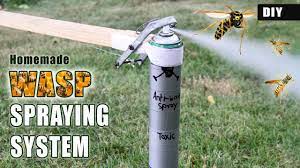 how to make a wasp spraying system