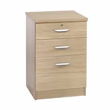 desk height 3 drawer unit filing