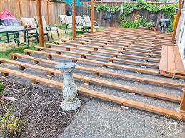 Concrete Slab Into A Covered Deck