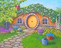 Hobbit Hole Garden Paint By Number