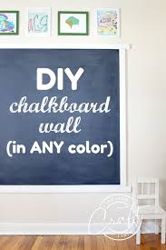 Diy Navy Blue Chalkboard Wall With Any