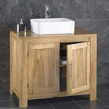 We'll teach you how to mount one on your wall properly. Stylish Solid Oak 900mm Vanity Unit With Choice Of Basin Alta